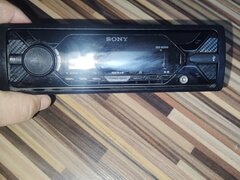 Radio MP3 Player auto Sony DSXA210UI, 4 x 55 W, USB, AUX, Rosu